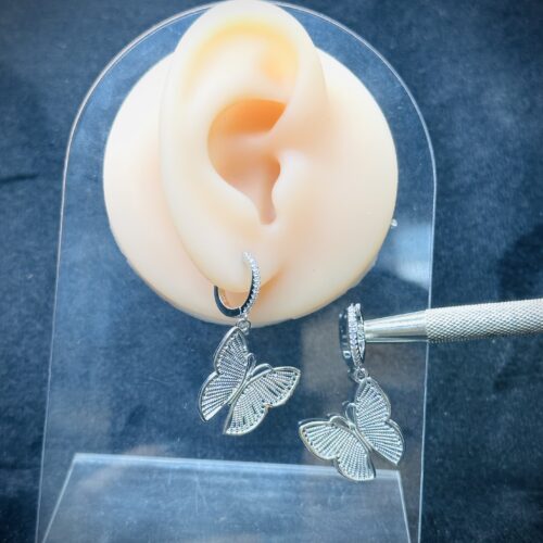 Butterfly Whisper Hoops