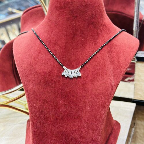 Silver Fringe Mangalsutra