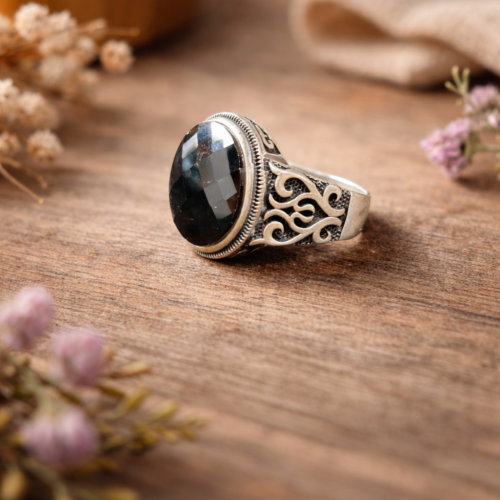 Twilight Black Charm Ring