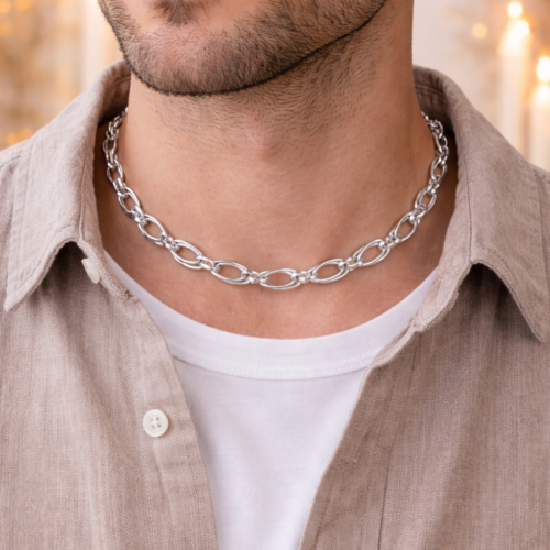Silver Loop Chain
