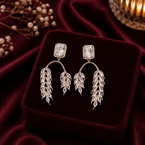 Crystal Vine Earrings