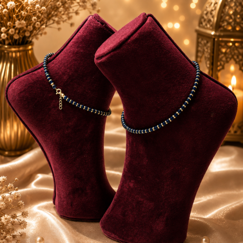 Royal Blue Anklets